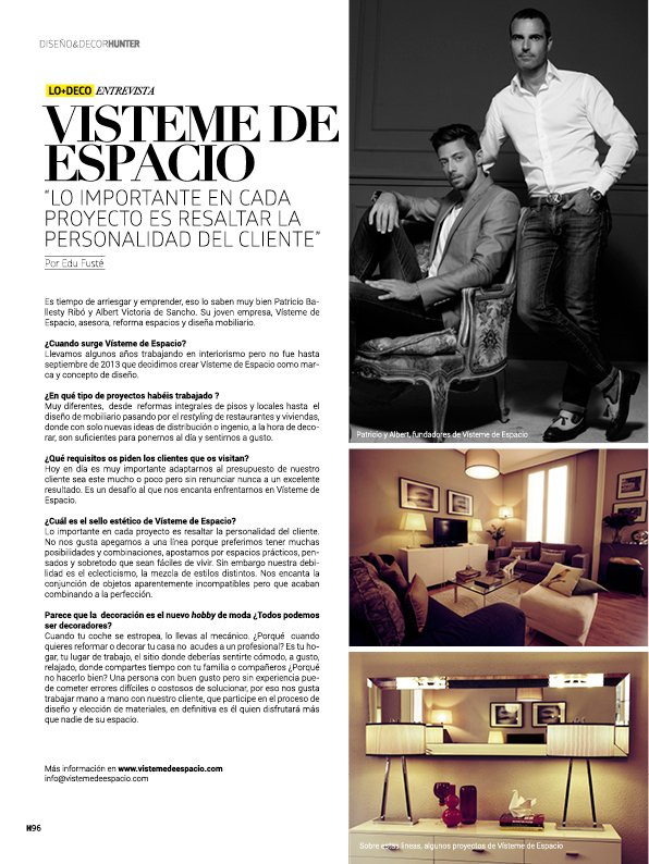 Lo Mas Deco Eentrevista