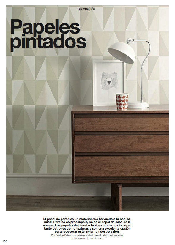 Papeles Pared Interiorismo Vistemedeespacio